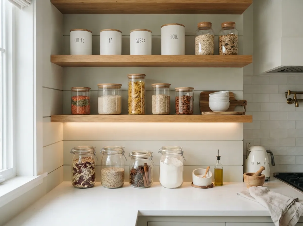 6. Utilize Matching Canisters and Jars