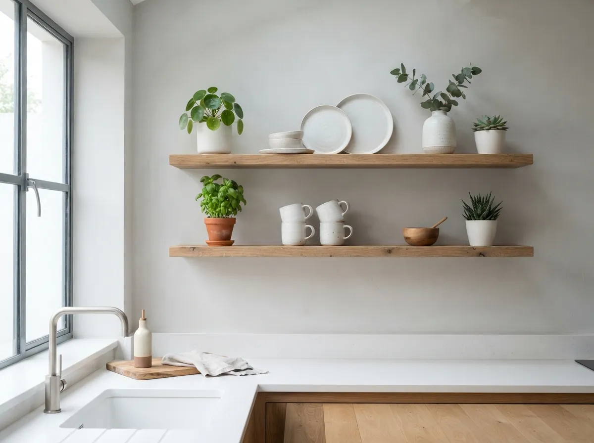 9. Add Greenery with Small Potted Plants