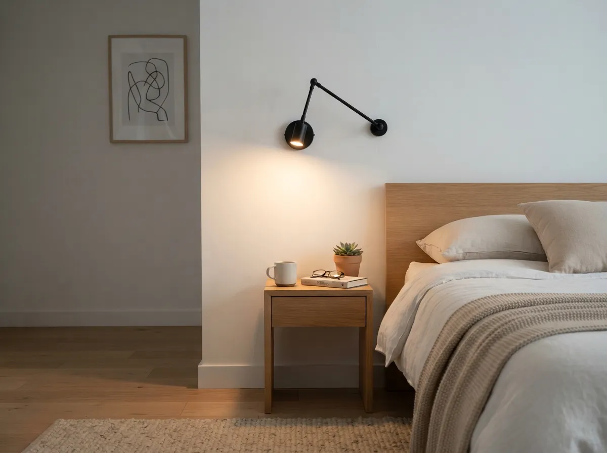 16. Sconce Lighting to Free Up Surface Space