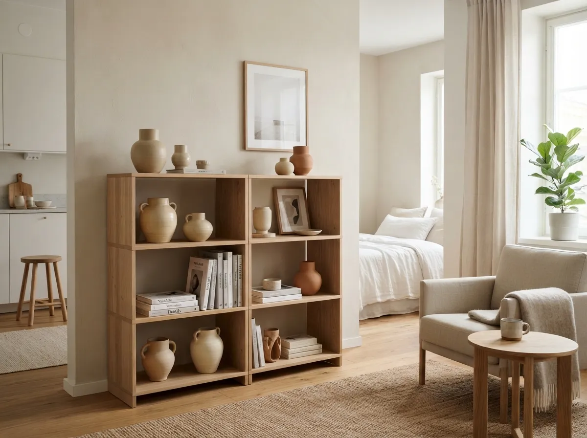 18. Minimalist Modular Shelving Units