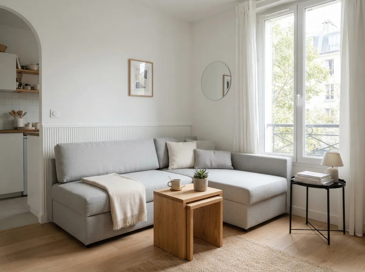 5. Compact L-Shaped Sectional Sofas