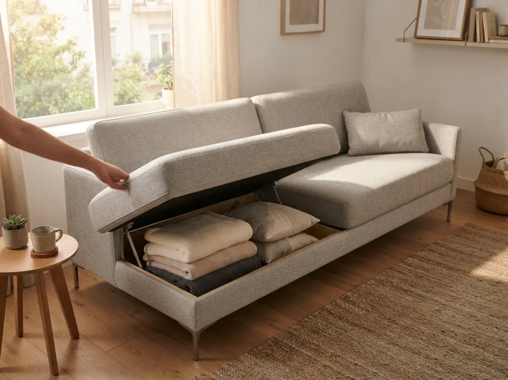 Selecting Sofas with Hidden Storage Compartments