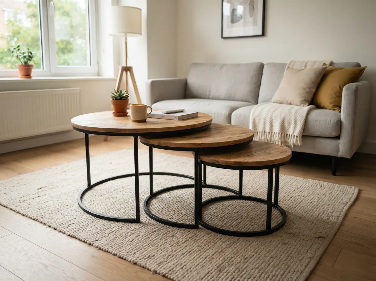 Integrating Nesting Tables to Save Daily Floor Space