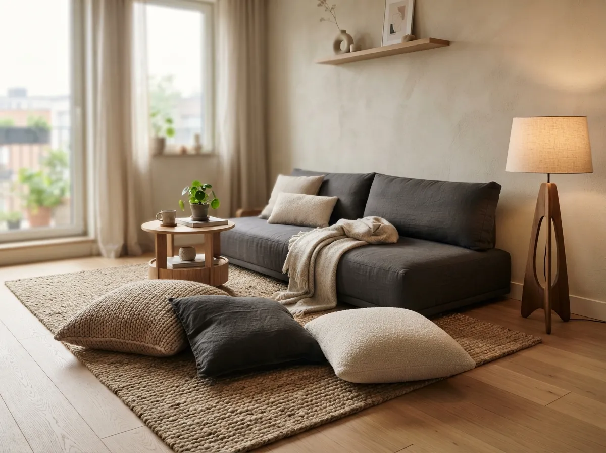 22. Floor Cushions That Serve as Extra Seating