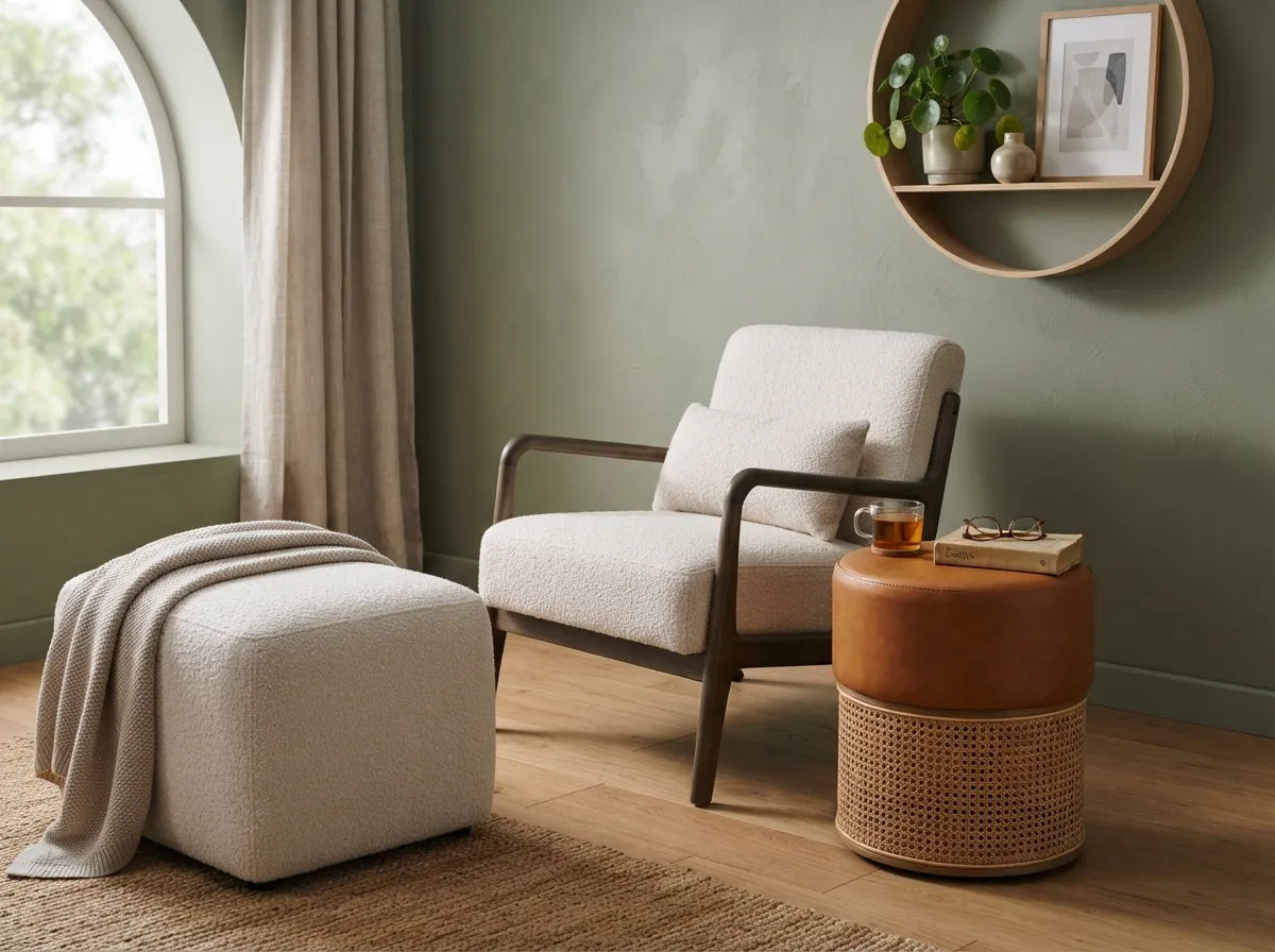 23. Poufs That Convert to Footrests or Tables