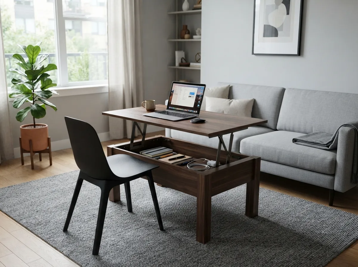 8. Lift-Top Coffee Tables for Dining or Desk Use