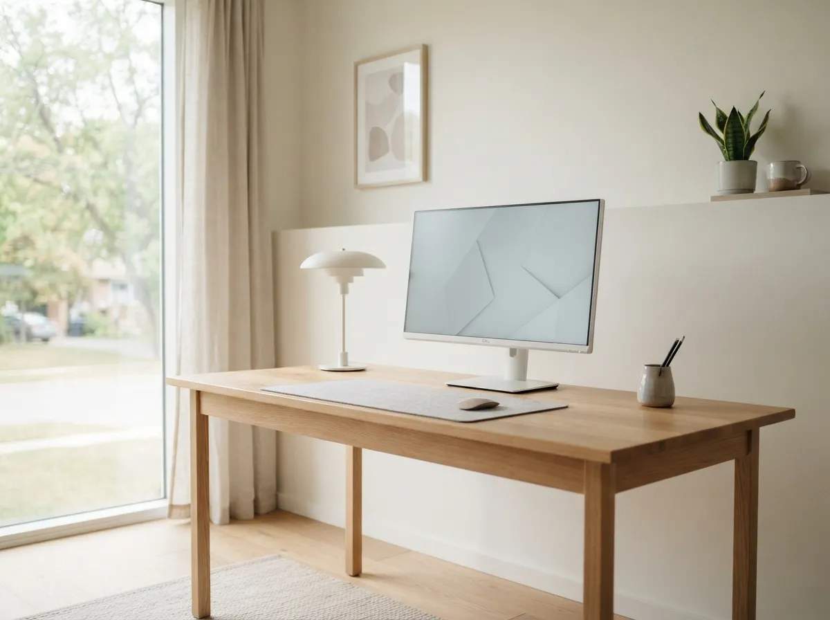 6. Decluttered Workspace Philosophy