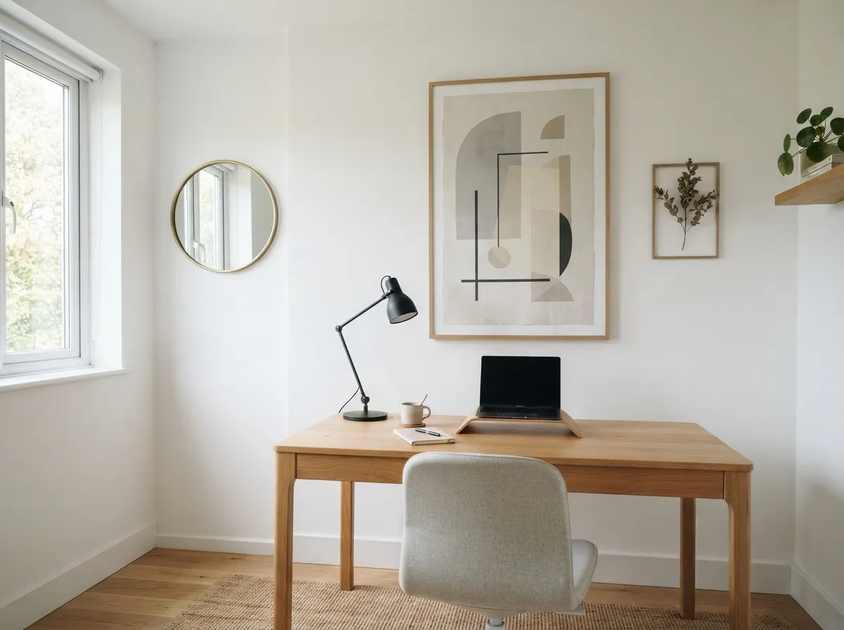 8. Simple Geometric Wall Art