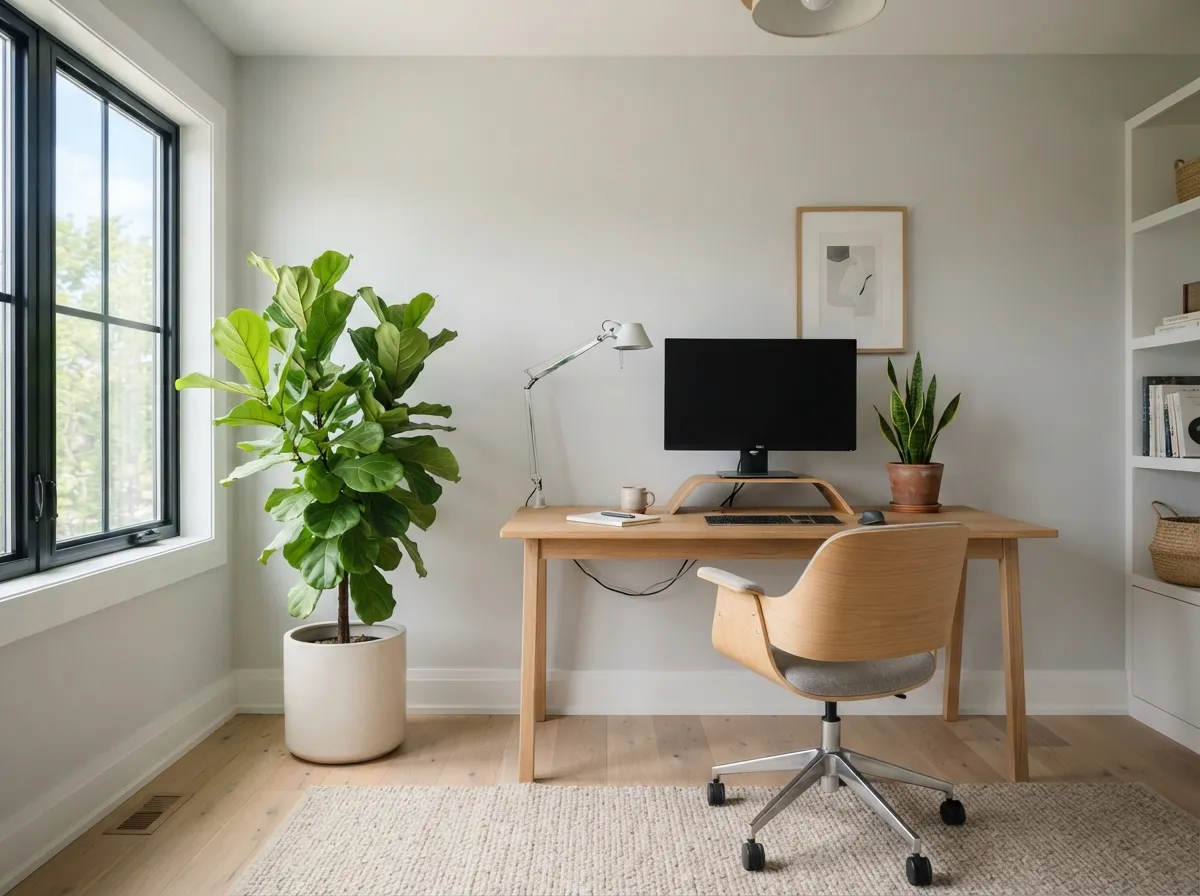 9. Strategic Greenery with Potted Plants