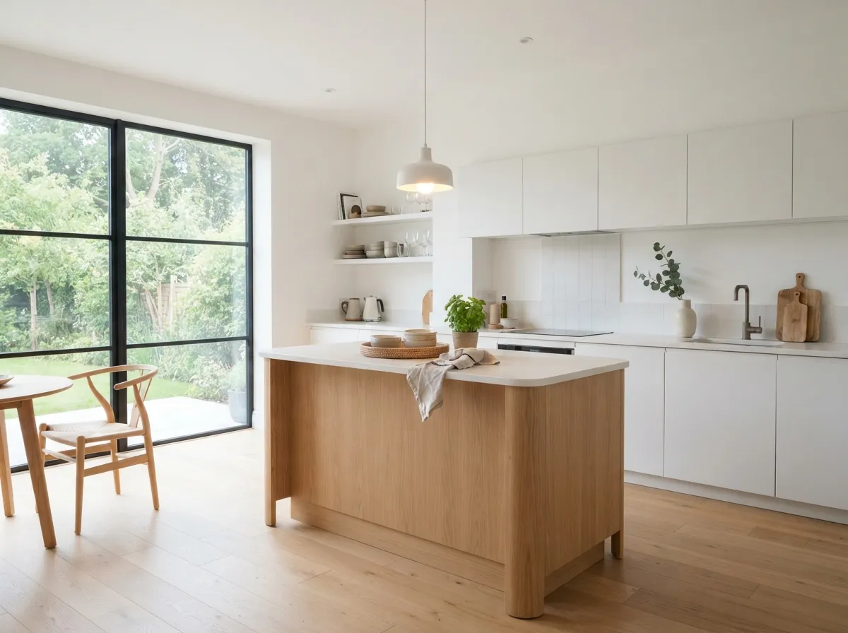 4. Crisp White Walls for Brightness