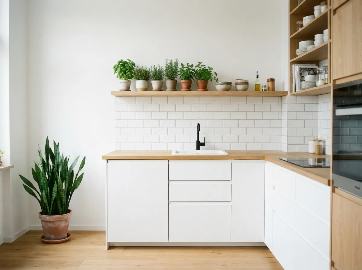 9. Strategic Greenery Accents