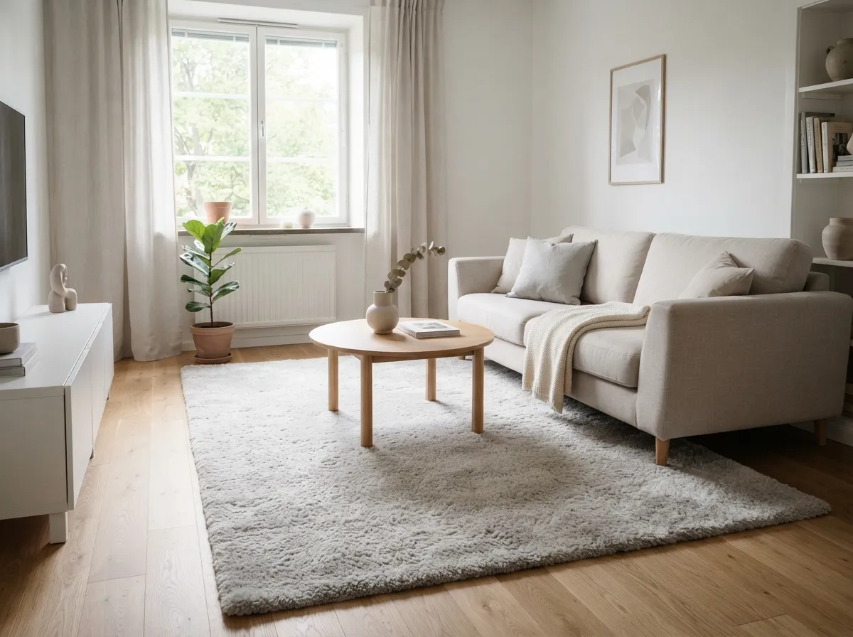 14. Select a Cozy Area Rug