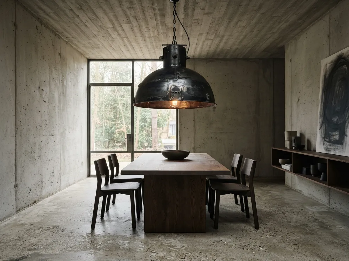 10. Oversized Industrial Pendant Lights