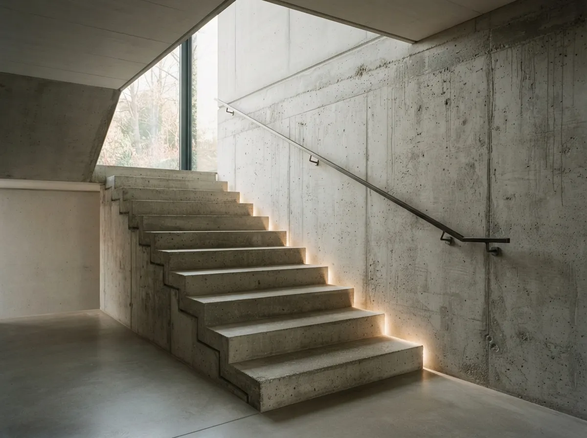 20. Raw Steel Handrails