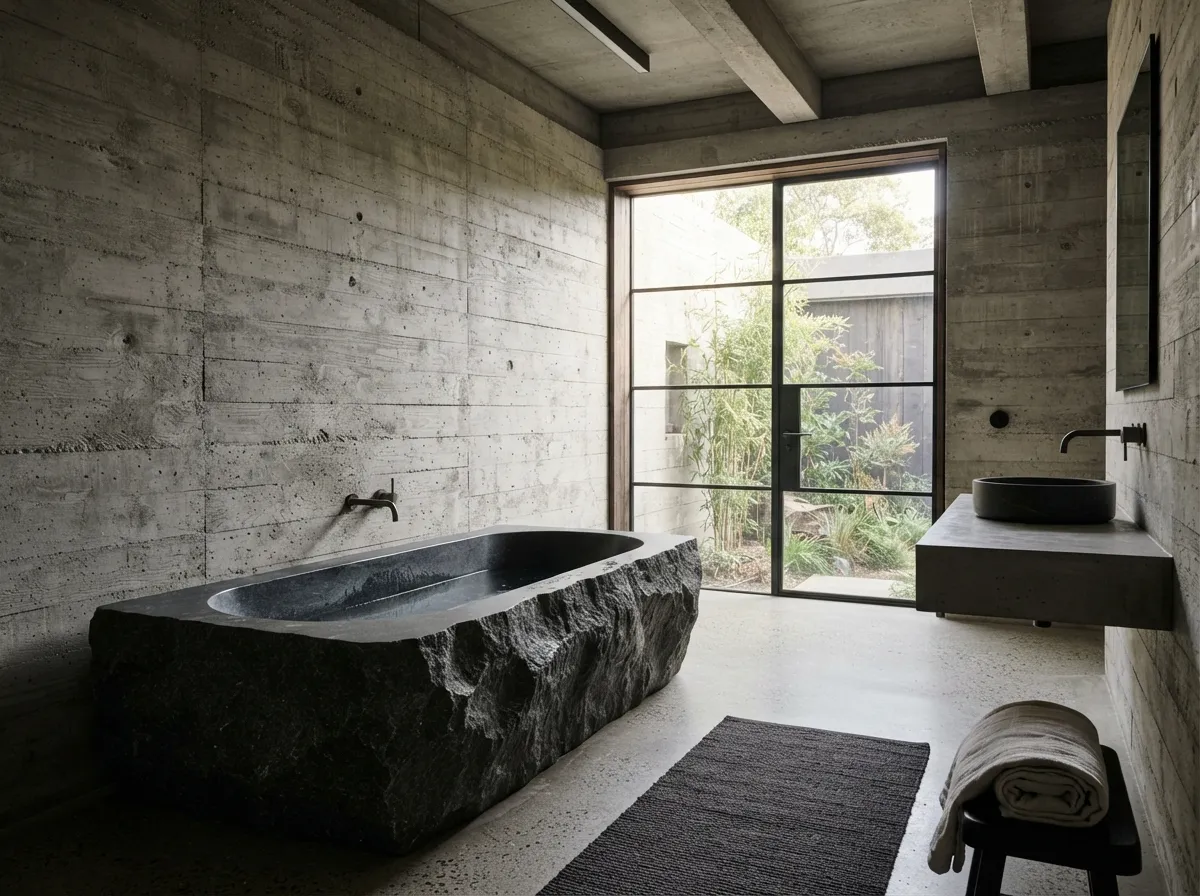 22. Monolithic Stone Bathtubs