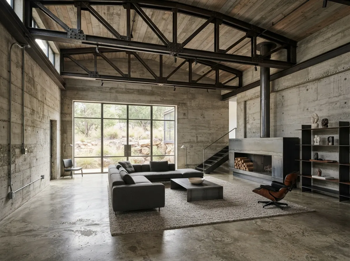 25. Exposed Ceiling Trusses