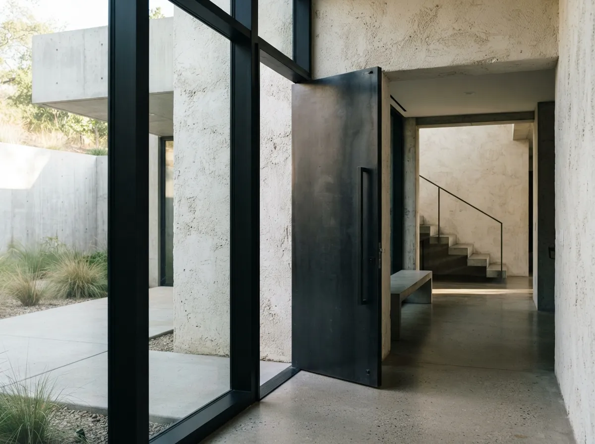 8. Matte Black Metal Fixtures
