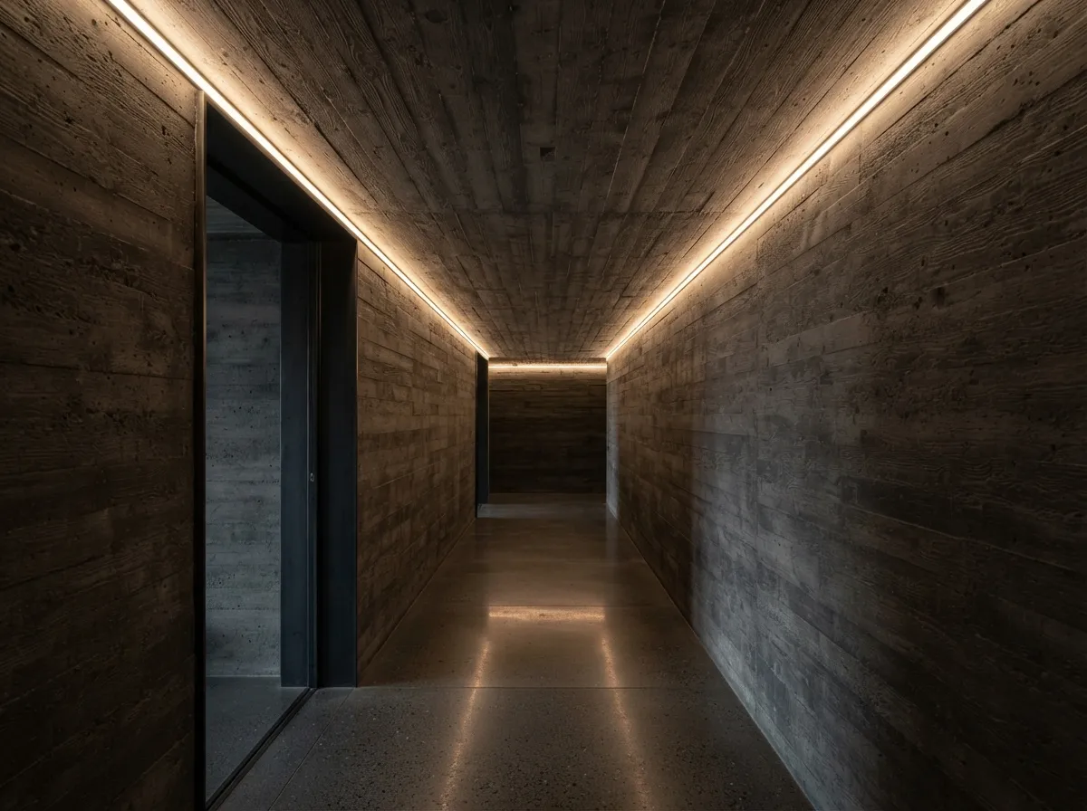 9. Recessed Linear LED Strip Lighting