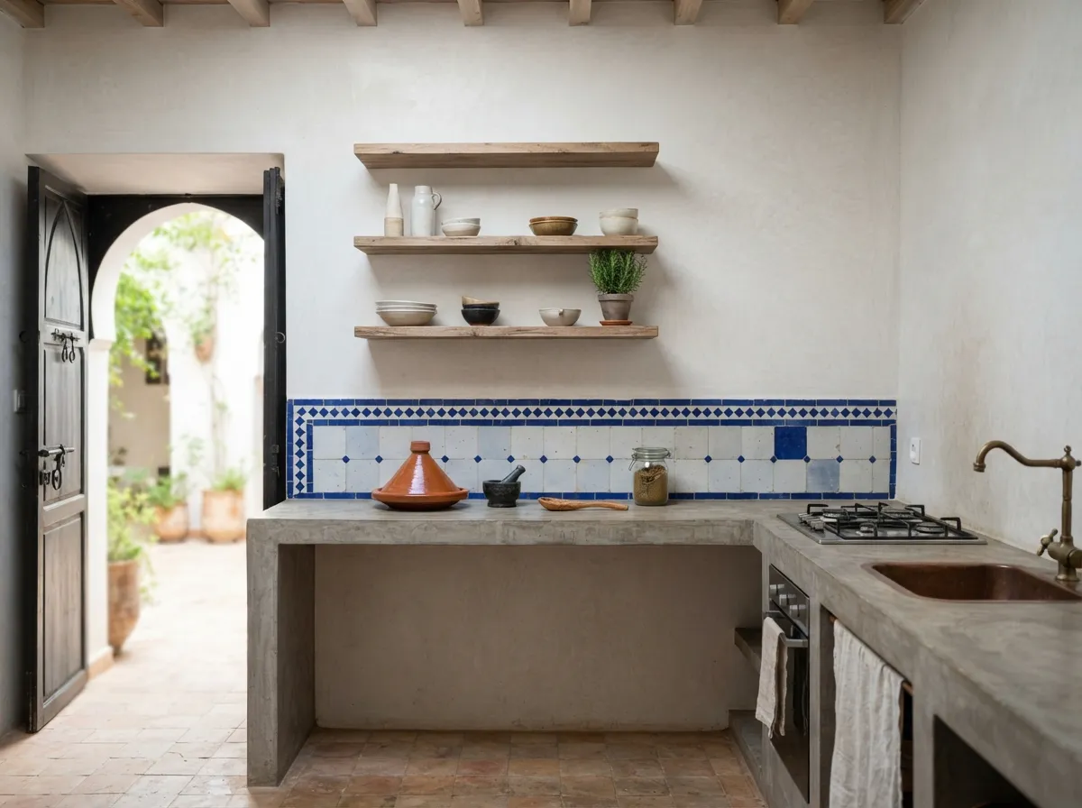 Incorporating Traditional Moroccan Tiles Without Clutter