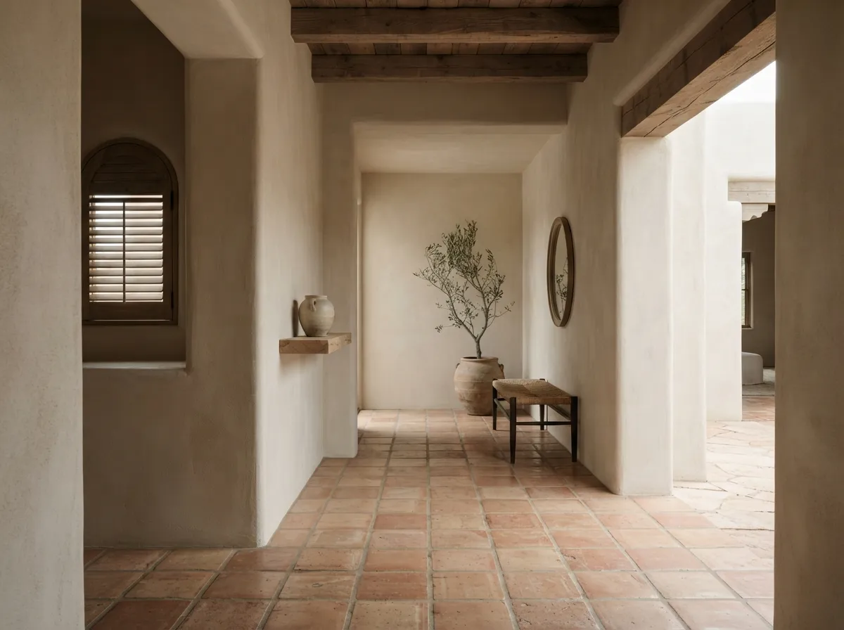 10. Feature Breathable Terracotta Tile Accents