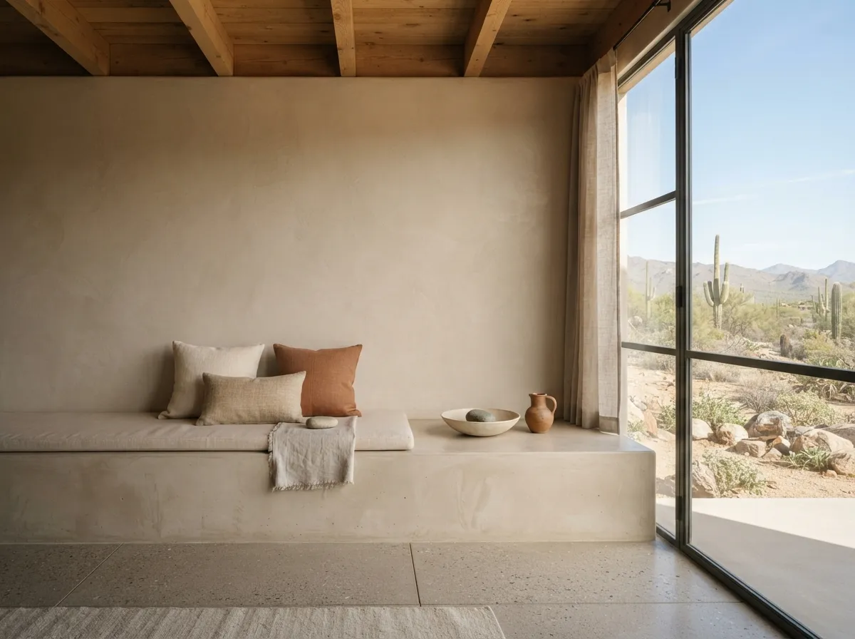 12. Build Built in Concrete Bench Seating