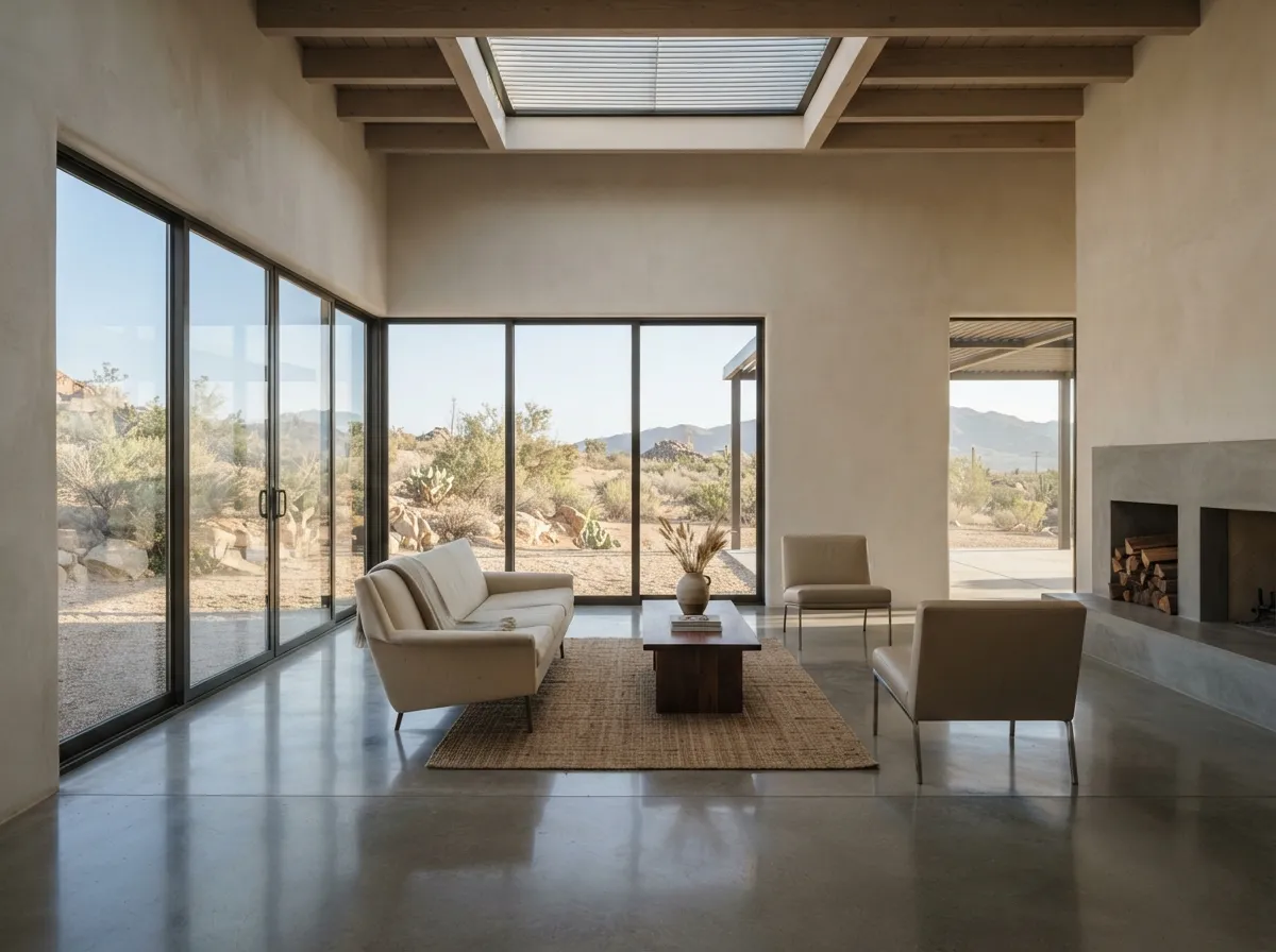 6. Incorporate Polished Concrete Flooring for Thermal Mass