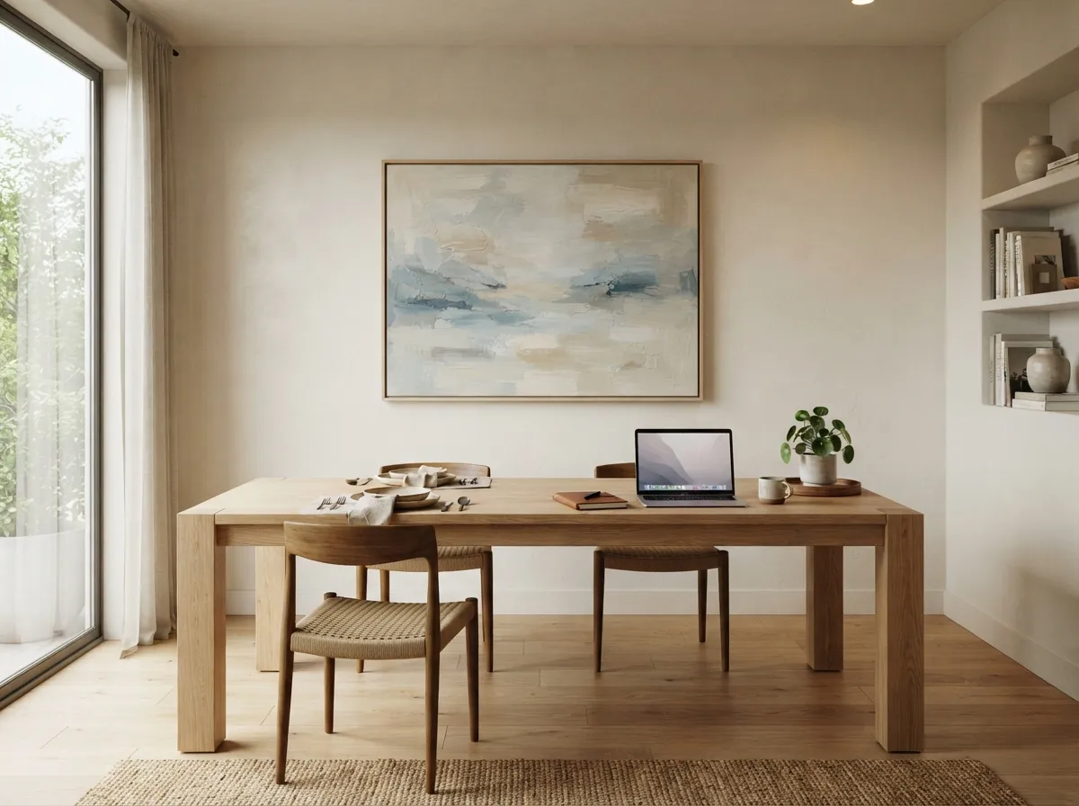 23. Display a single large piece of art instead of gallery walls