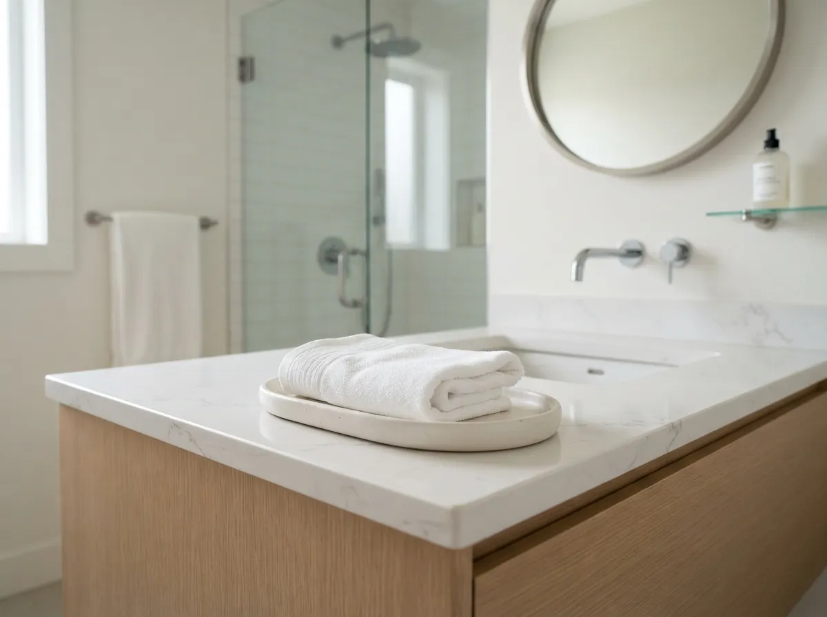 Decluttering Countertops and Vanity Surfaces
