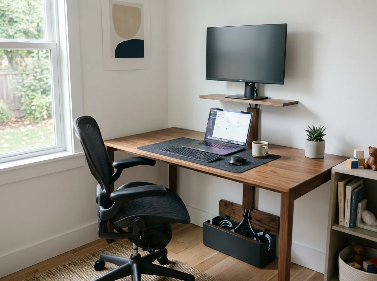 3. Concealed Cable Management to Protect Curious Hands