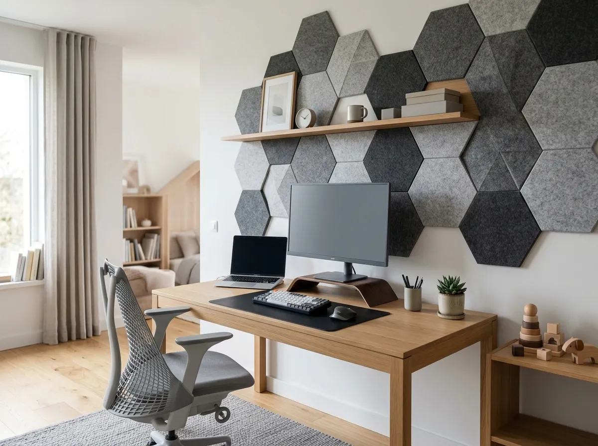 4. Acoustic Wall Panels to Minimize Noise Distractions