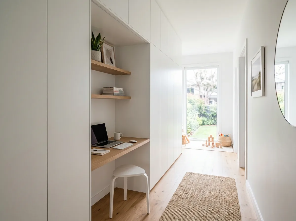 5. Built-In Storage Cabinets with Child-Safe Latches