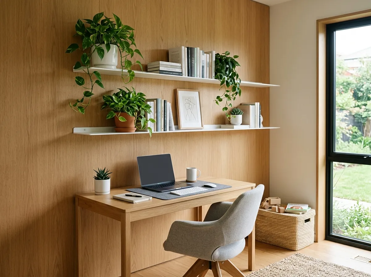 6. Floating Shelves to Keep Decor Out of Reach