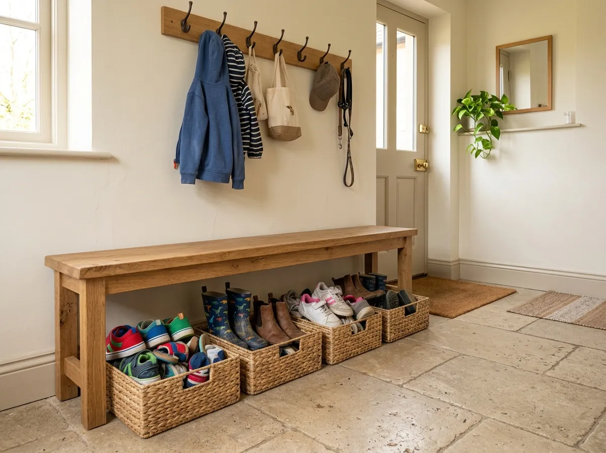 1. Low Open Baskets for Shoes