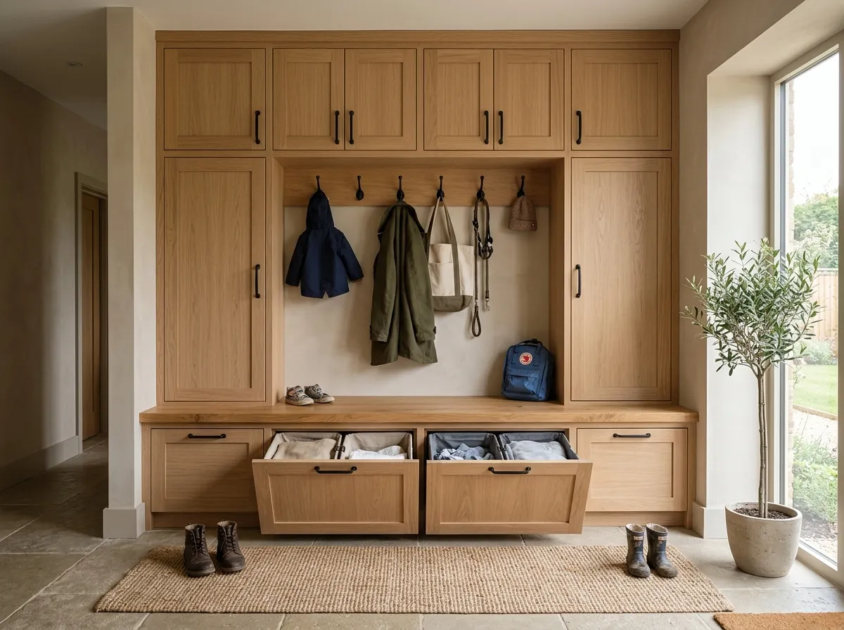 21. Pull Out Laundry Hampers