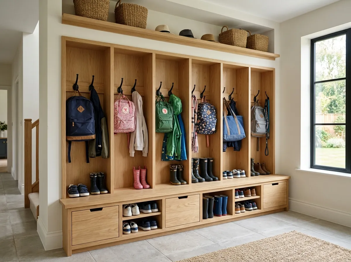 9. Recessed Cubby Holes