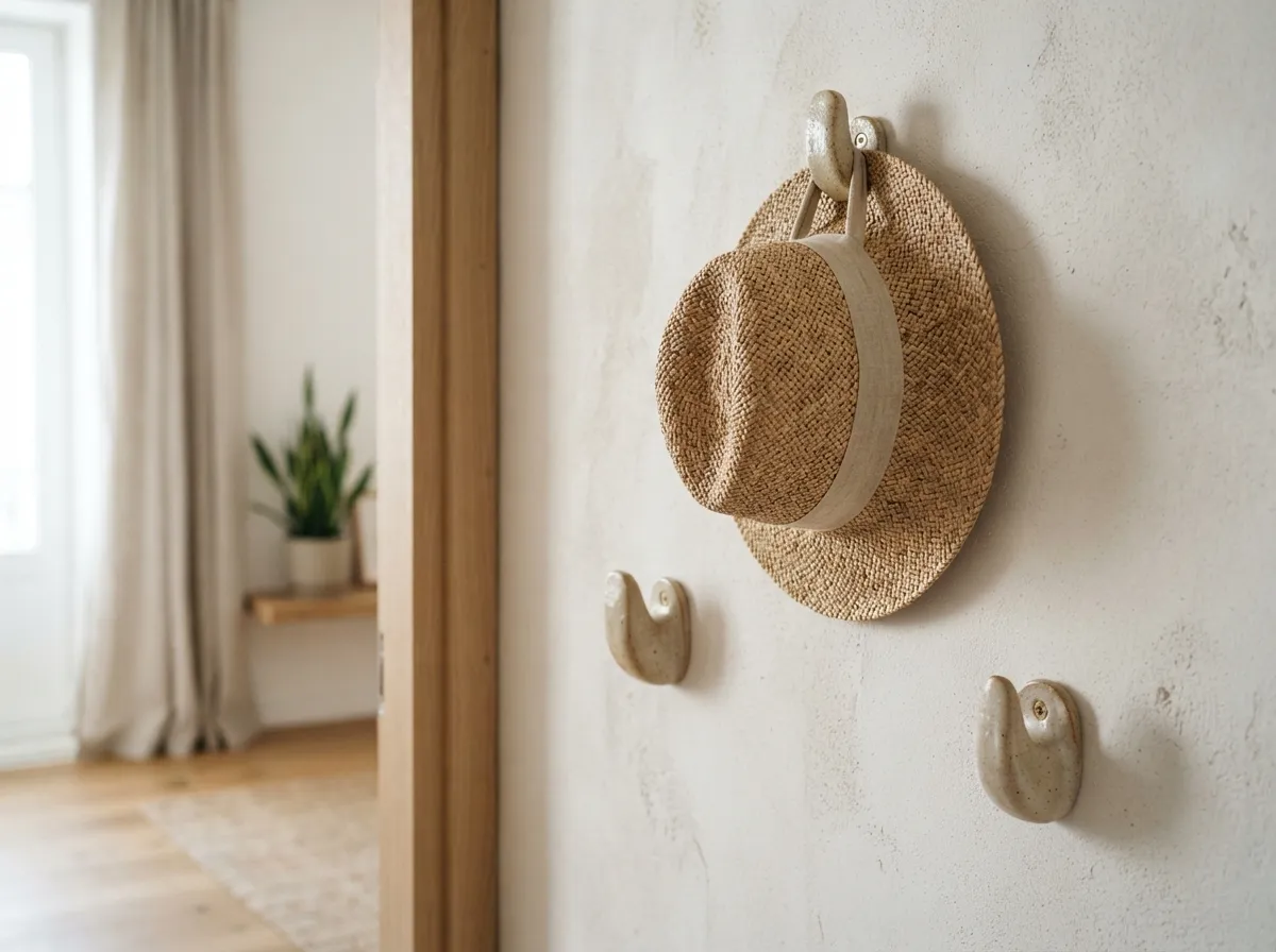 17. Hang Handmade Ceramic Wall Hooks